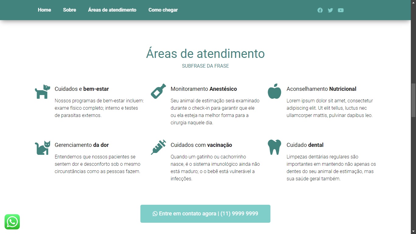 exemplo 2 microsite